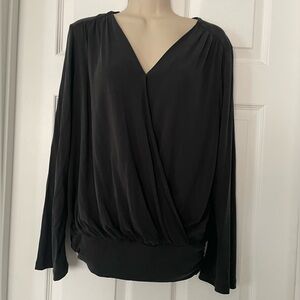 Christian Siriano Faux Wrap Top